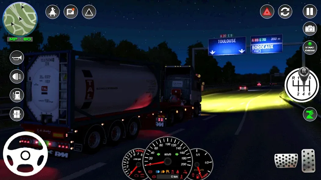 Скачать взломанную Euro Cargo Truck Simulator 3D  [МОД Все открыто] — последняя версия apk на Андроид screen 5