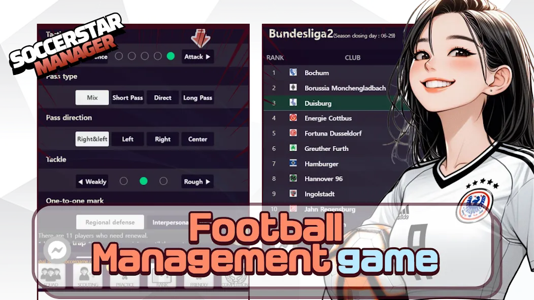 Взломанная SSM — Football Manager Game (ССМ)  [МОД Бесконечные монеты] — стабильная версия apk на Андроид screen 1