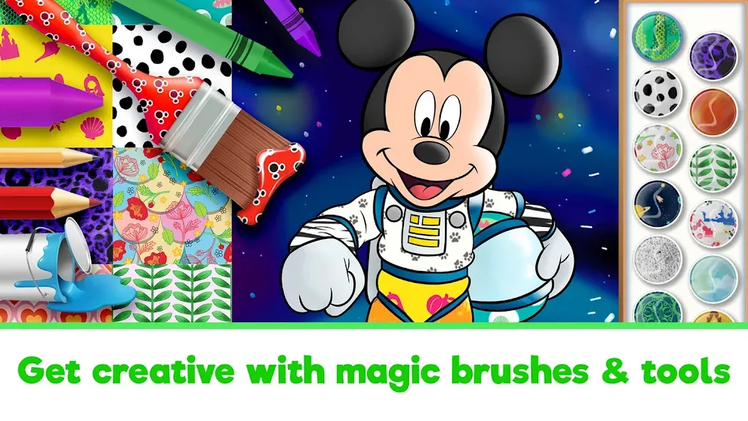 Взломанная Disney Coloring World (Дисней)  [МОД Unlimited Money] — стабильная версия apk на Андроид screen 2