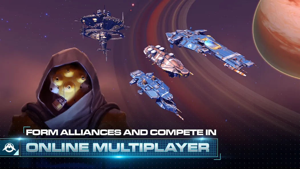 Скачать взлом Homeworld Mobile: Sci-Fi MMO (Хоумворлд Мобаил)  [МОД Menu] — стабильная версия apk на Андроид screen 4