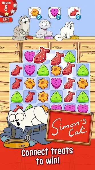 Скачать взломанную Simon’s Cat Crunch Time  [МОД Много денег] — стабильная версия apk на Андроид screen 1