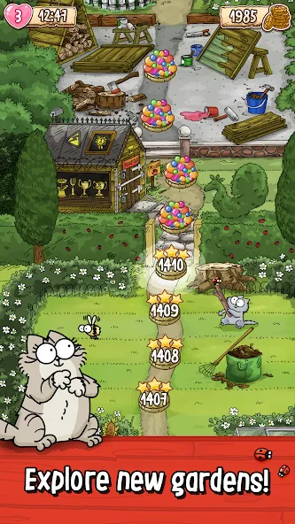 Скачать взлом Simon's Cat — Pop Time  [МОД Бесконечные деньги] — последняя версия apk на Андроид screen 2