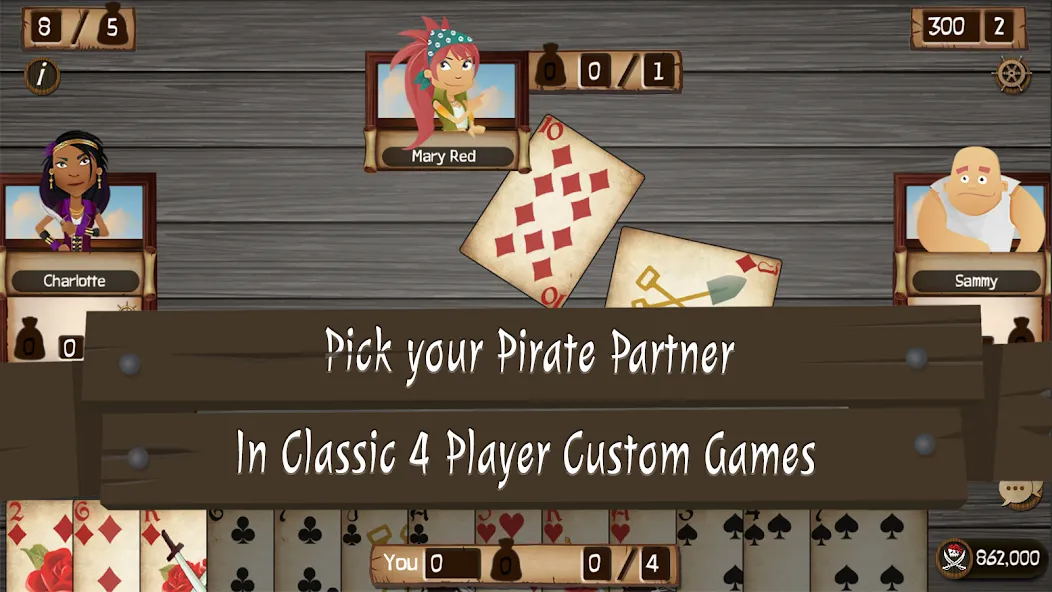 Скачать взломанную Spades Cutthroat Pirates (Спейдс Каттхроат Пирейтс)  [МОД Mega Pack] — полная версия apk на Андроид screen 4