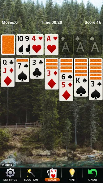 Скачать взломанную Solitaire: Classic Card Game  [МОД Все открыто] — полная версия apk на Андроид screen 4