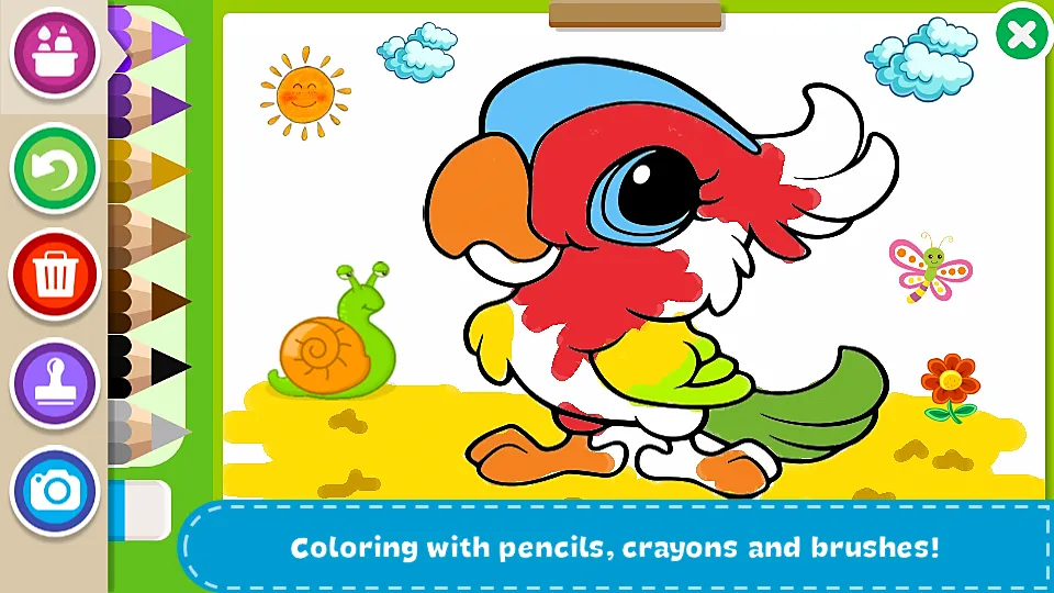 Скачать взлом Coloring Book — Kids Paint  [МОД Много монет] — последняя версия apk на Андроид screen 1