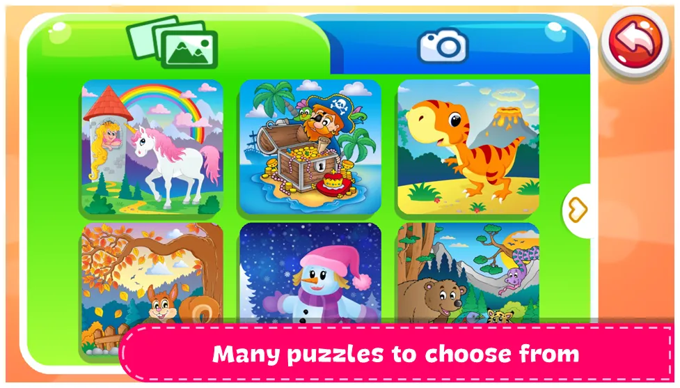 Скачать взломанную Kids Games — Puzzle World  [МОД Unlimited Money] — стабильная версия apk на Андроид screen 3