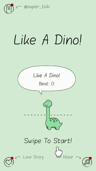 Взломанная Like A Dino!  [МОД Много монет] — полная версия apk на Андроид screen 1