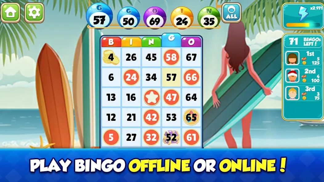 Взломанная Bingo bay : Family bingo (Бинго бэй)  [МОД Бесконечные деньги] — последняя версия apk на Андроид screen 3