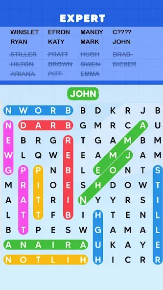 Скачать взломанную Word Search Puzzle Challenge (Уордсрч Пазл Челлендж)  [МОД Menu] — стабильная версия apk на Андроид screen 4