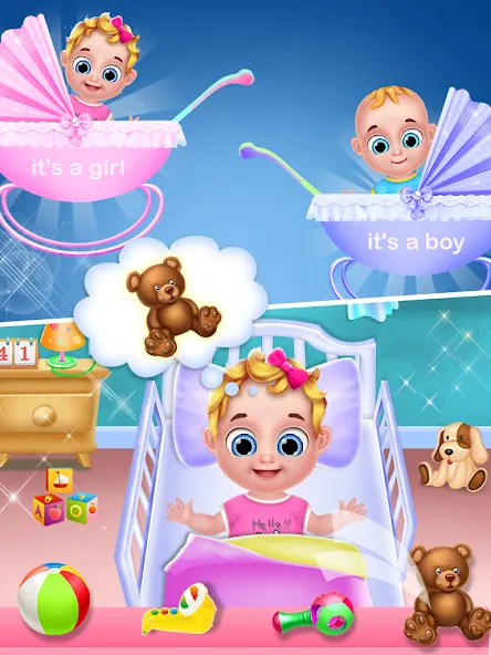 Скачать взлом Mom Babysitting Game  [МОД Unlimited Money] — последняя версия apk на Андроид screen 3