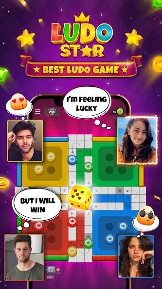 Скачать взлом Ludo STAR: Online Dice Game (Лудо СТАР)  [МОД Mega Pack] — полная версия apk на Андроид screen 1