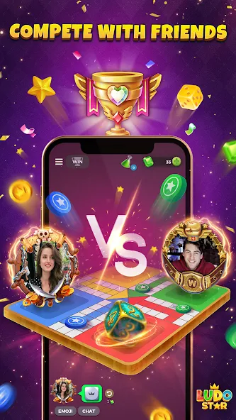 Скачать взлом Ludo STAR: Online Dice Game (Лудо СТАР)  [МОД Mega Pack] — полная версия apk на Андроид screen 2