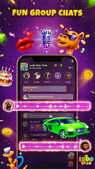 Скачать взлом Ludo STAR: Online Dice Game (Лудо СТАР)  [МОД Mega Pack] — полная версия apk на Андроид screen 4