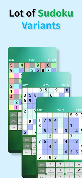 Скачать взлом Sudoku offline (Судоку оффлайн)  [МОД Много монет] — последняя версия apk на Андроид screen 2