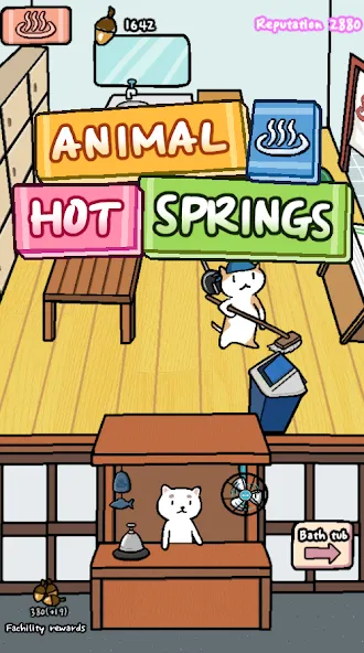 Скачать взломанную Animal Hot Springs  [МОД Меню] — последняя версия apk на Андроид screen 1