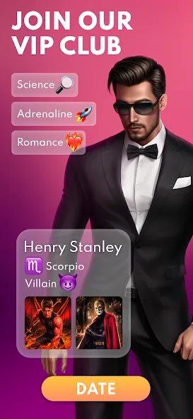 Скачать взлом Love Sparks: Dating Sim (Лав Спаркс)  [МОД Menu] — полная версия apk на Андроид screen 1