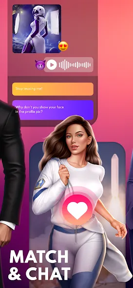 Скачать взлом Love Sparks: Dating Sim (Лав Спаркс)  [МОД Menu] — полная версия apk на Андроид screen 2