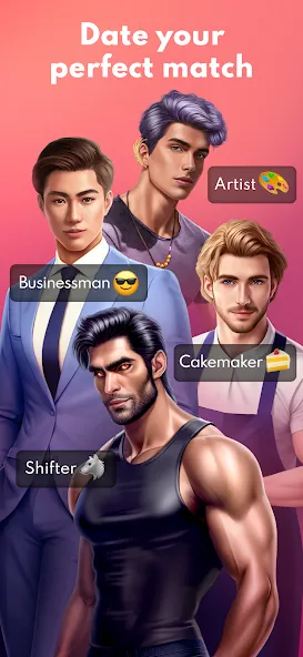 Скачать взлом Love Sparks: Dating Sim (Лав Спаркс)  [МОД Menu] — полная версия apk на Андроид screen 3