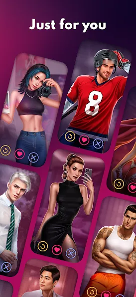 Скачать взлом Love Sparks: Dating Sim (Лав Спаркс)  [МОД Menu] — полная версия apk на Андроид screen 5