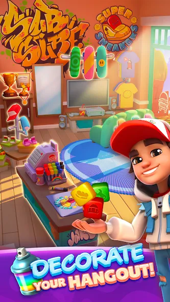 Взлом Subway Surfers Blast (Сабвей Серферс Бласт)  [МОД Menu] — стабильная версия apk на Андроид screen 1