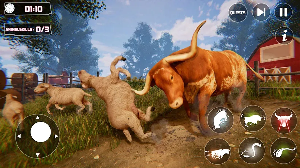 Взлом Scary Cow Simulator Rampage (Скари)  [МОД Бесконечные деньги] — полная версия apk на Андроид screen 1