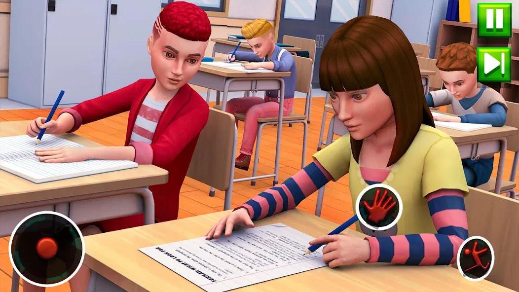 Скачать взломанную High School Teacher Sim Games  [МОД Бесконечные монеты] — последняя версия apk на Андроид screen 2