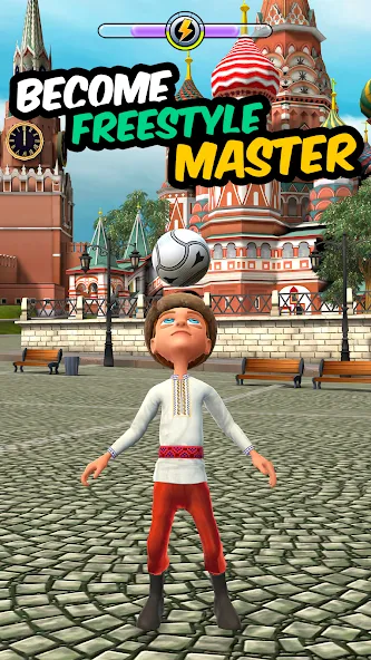 Взломанная Kickerinho World (Кикериньо Ворлд)  [МОД Бесконечные монеты] — полная версия apk на Андроид screen 1