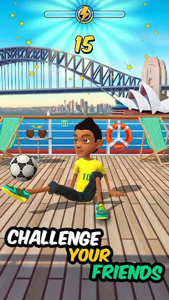 Взломанная Kickerinho World (Кикериньо Ворлд)  [МОД Бесконечные монеты] — полная версия apk на Андроид screen 2