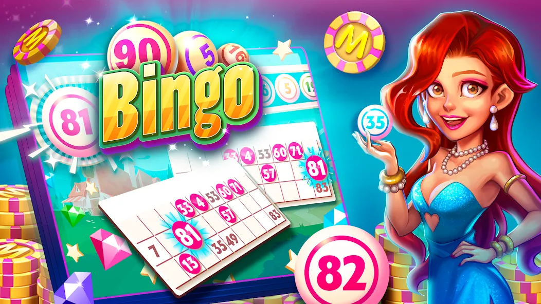 Скачать взломанную MundiGames: Bingo Slots Casino (Мундийуэгос)  [МОД Много монет] — последняя версия apk на Андроид screen 4