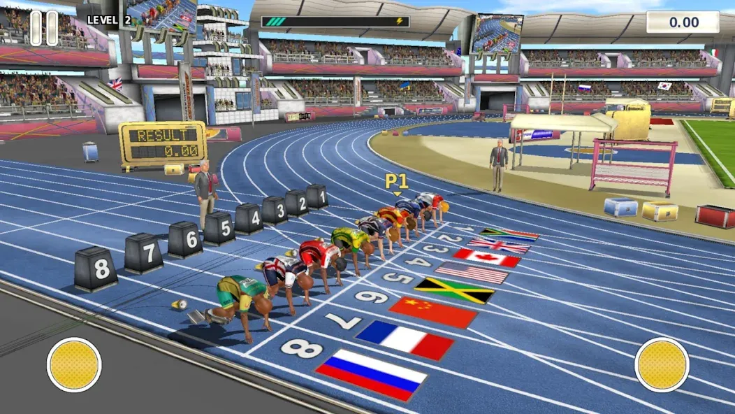 Скачать взломанную Athletics 3: Summer Sports (Атлетика 3)  [МОД Unlocked] — последняя версия apk на Андроид screen 1