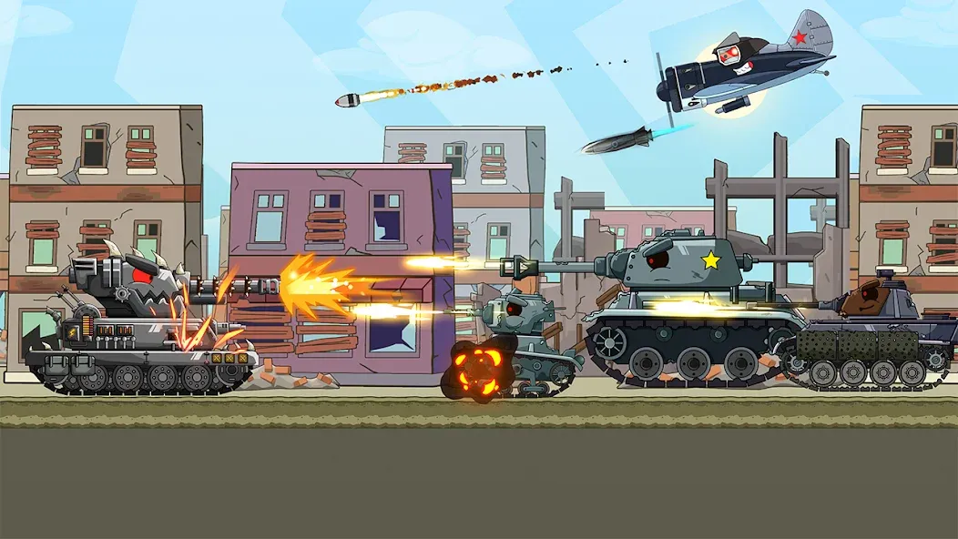 Взломанная Tank Arena Steel Battle (Танковая Арена Стальное Сражение)  [МОД Много денег] — стабильная версия apk на Андроид screen 3