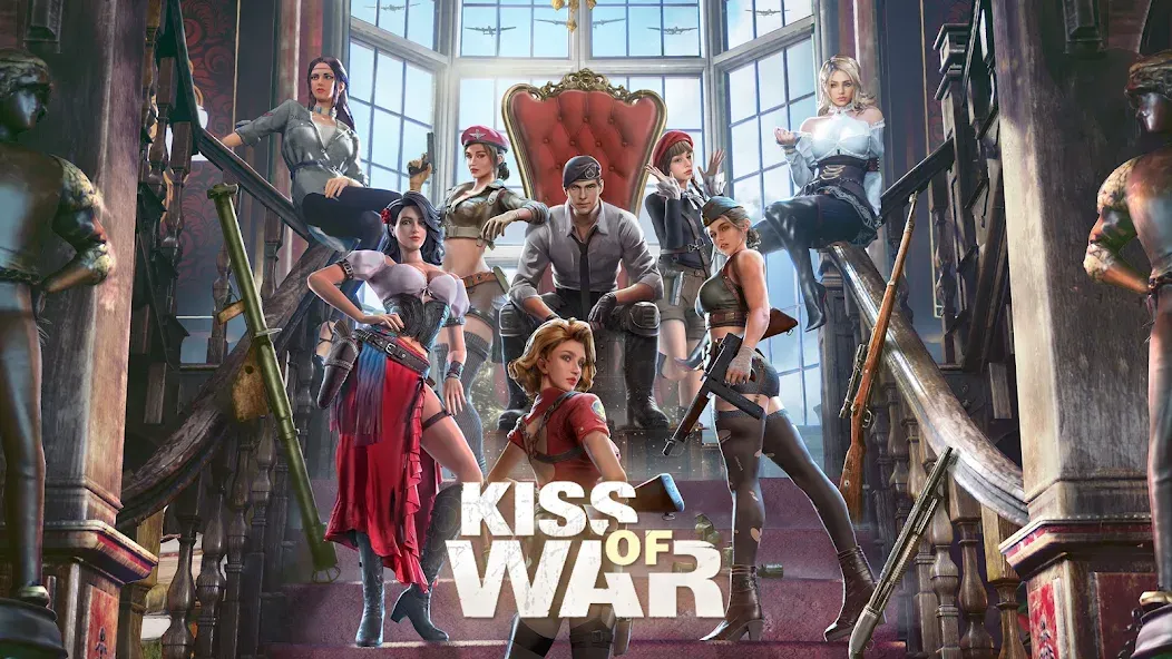 Скачать взлом Kiss of War (Кисс оф Вор)  [МОД Меню] — полная версия apk на Андроид screen 1