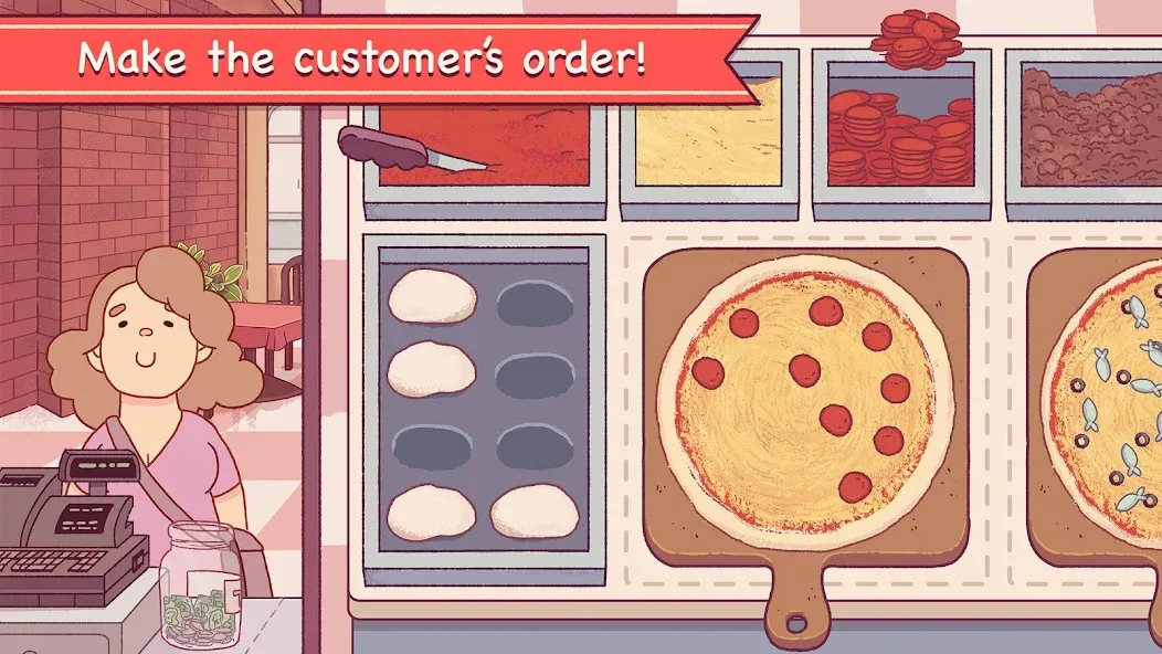 Скачать взлом Good Pizza, Great Pizza  [МОД Бесконечные деньги] — последняя версия apk на Андроид screen 2