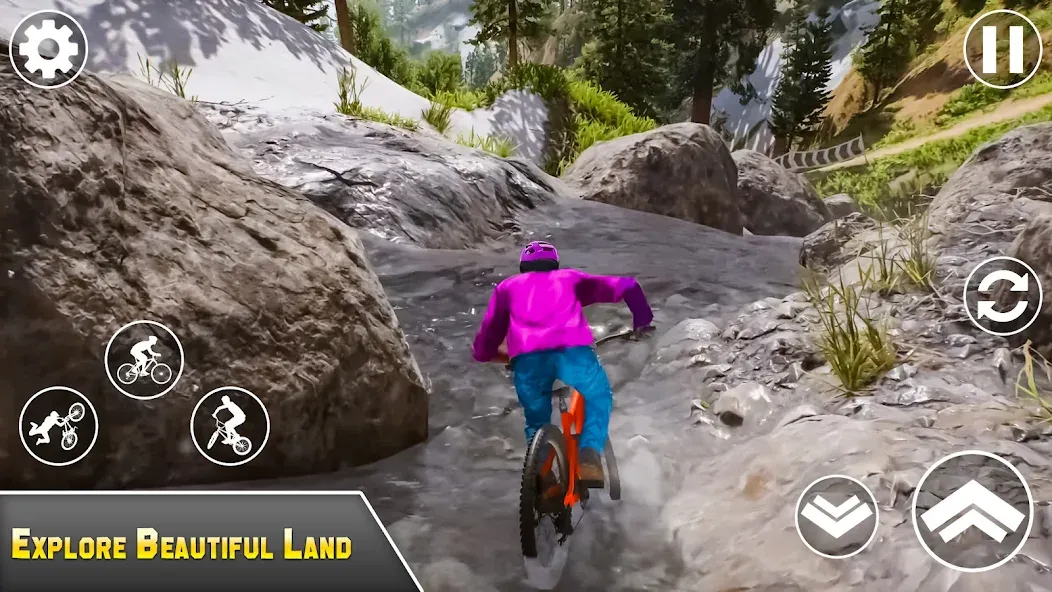 Взлом BMX Bicycle Games Offroad Bike  [МОД Много денег] — стабильная версия apk на Андроид screen 1