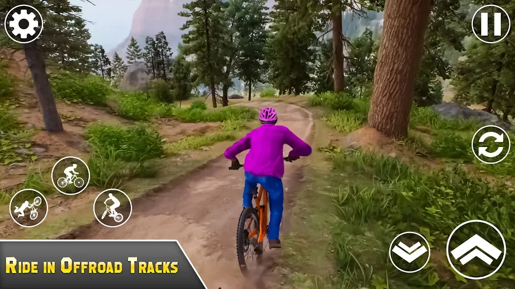 Взлом BMX Bicycle Games Offroad Bike  [МОД Много денег] — стабильная версия apk на Андроид screen 2