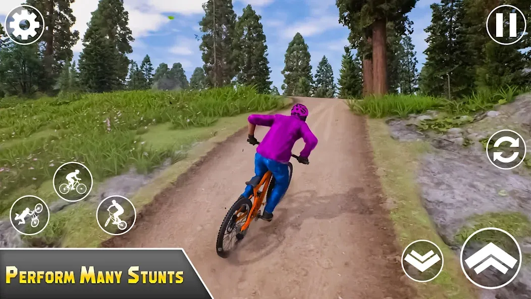 Взлом BMX Bicycle Games Offroad Bike  [МОД Много денег] — стабильная версия apk на Андроид screen 4