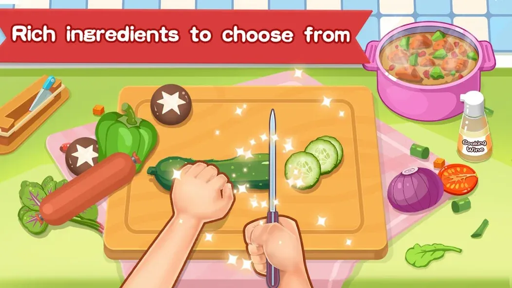 Взломанная Happy Kitchen World  [МОД Бесконечные деньги] — последняя версия apk на Андроид screen 2