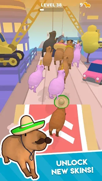 Взломанная Capybara Rush (Капибара Раш)  [МОД Mega Pack] — полная версия apk на Андроид screen 3