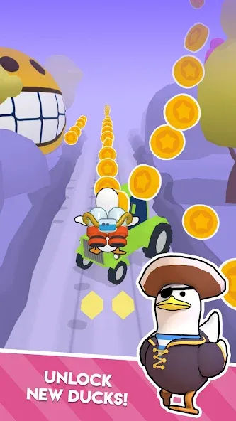 Скачать взломанную Duck On The Run (Дак он зе Ран)  [МОД Меню] — последняя версия apk на Андроид screen 4