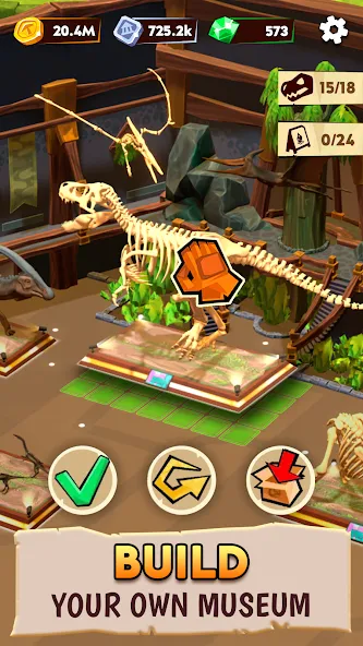 Взлом Dino Quest 2: Dinosaur Fossil (Дино Квест 2)  [МОД Много денег] — последняя версия apk на Андроид screen 2