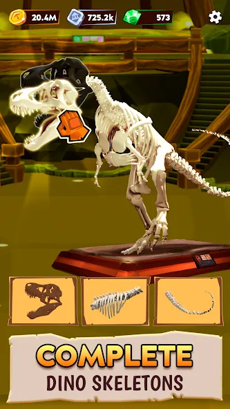 Взлом Dino Quest 2: Dinosaur Fossil (Дино Квест 2)  [МОД Много денег] — последняя версия apk на Андроид screen 3