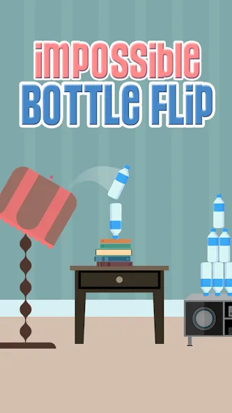 Взлом Impossible Bottle Flip (Импоссибл Ботл Флип)  [МОД Mega Pack] — стабильная версия apk на Андроид screen 1