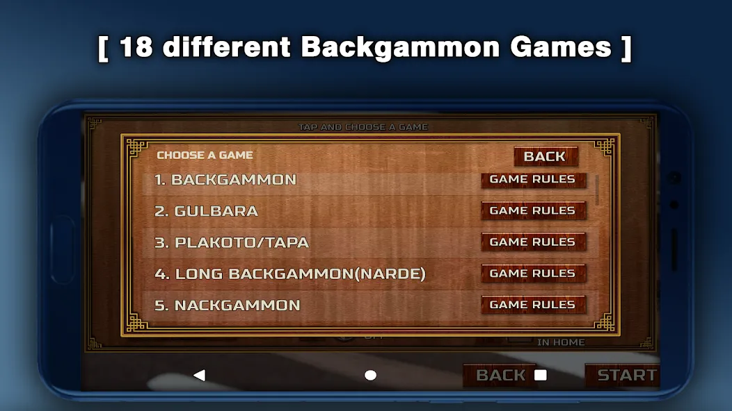 Взломанная Backgammon — 18 Board Games  [МОД Все открыто] — полная версия apk на Андроид screen 2