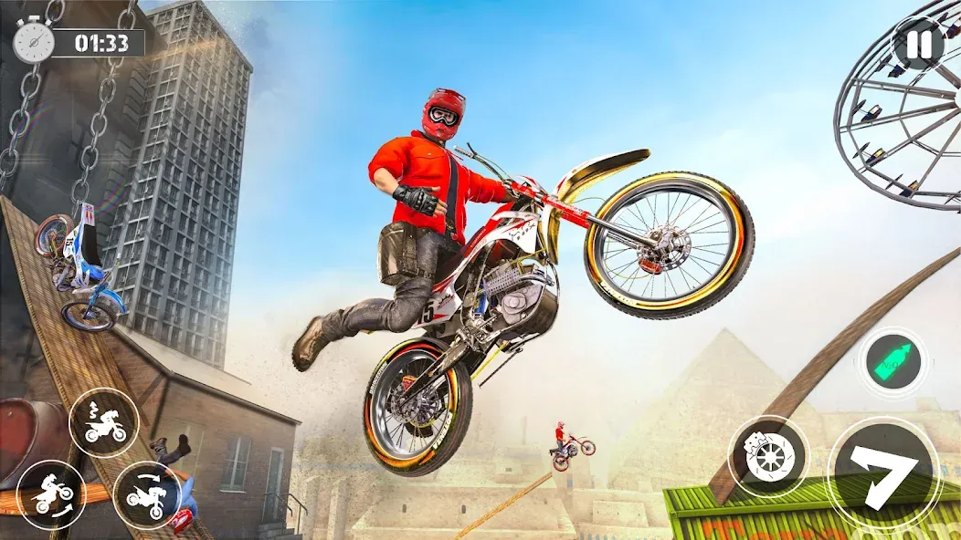 Взлом Bike Stunt Race Tricks Master  [МОД Меню] — последняя версия apk на Андроид screen 1