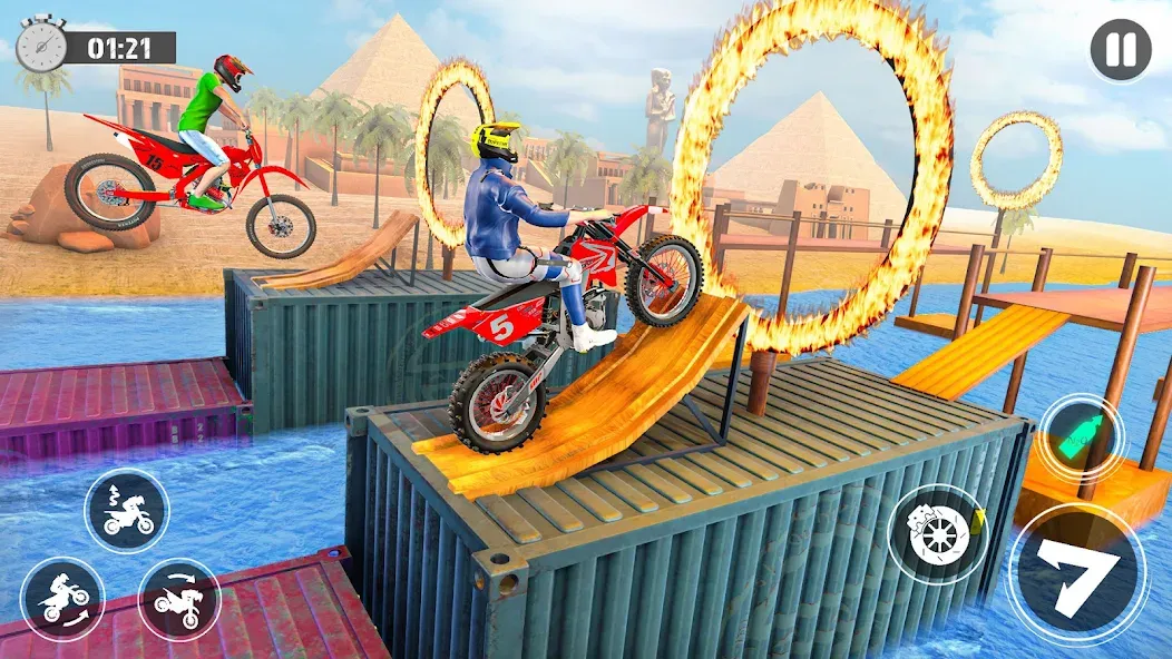 Взлом Bike Stunt Race Tricks Master  [МОД Меню] — последняя версия apk на Андроид screen 5