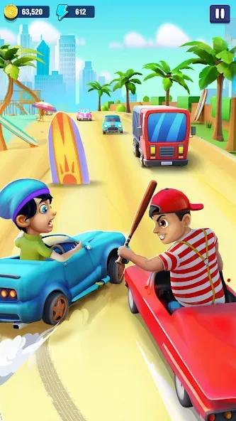 Взлом Mini Car Runner — Racing Games (Мини Кар Раннер)  [МОД Mega Pack] — стабильная версия apk на Андроид screen 1