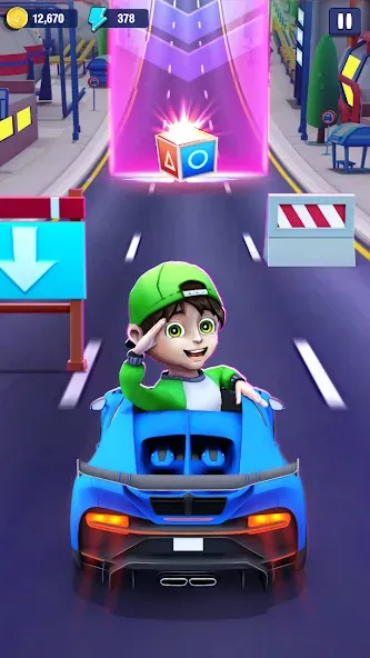 Взлом Mini Car Runner — Racing Games (Мини Кар Раннер)  [МОД Mega Pack] — стабильная версия apk на Андроид screen 2