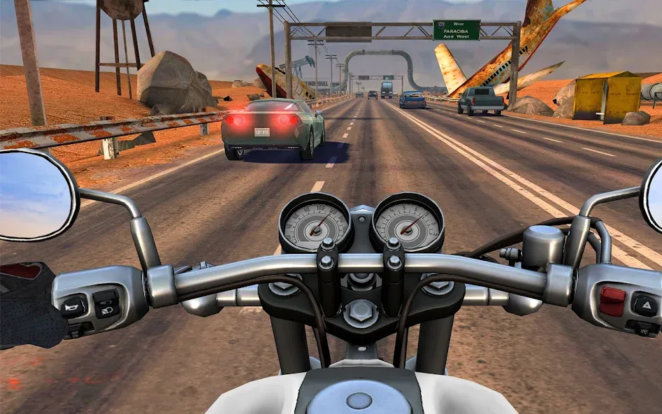 Скачать взлом Moto Rider GO: Highway Traffic (Мото Райдер ГО)  [МОД Бесконечные деньги] — стабильная версия apk на Андроид screen 1