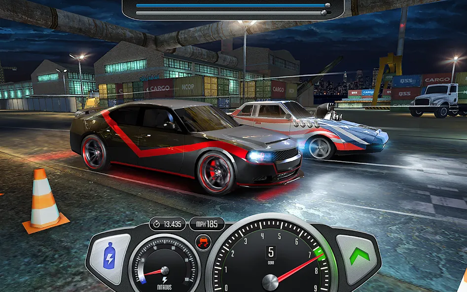 Взломанная TopSpeed: Drag & Fast Racing (Топ Спид)  [МОД Много монет] — последняя версия apk на Андроид screen 1