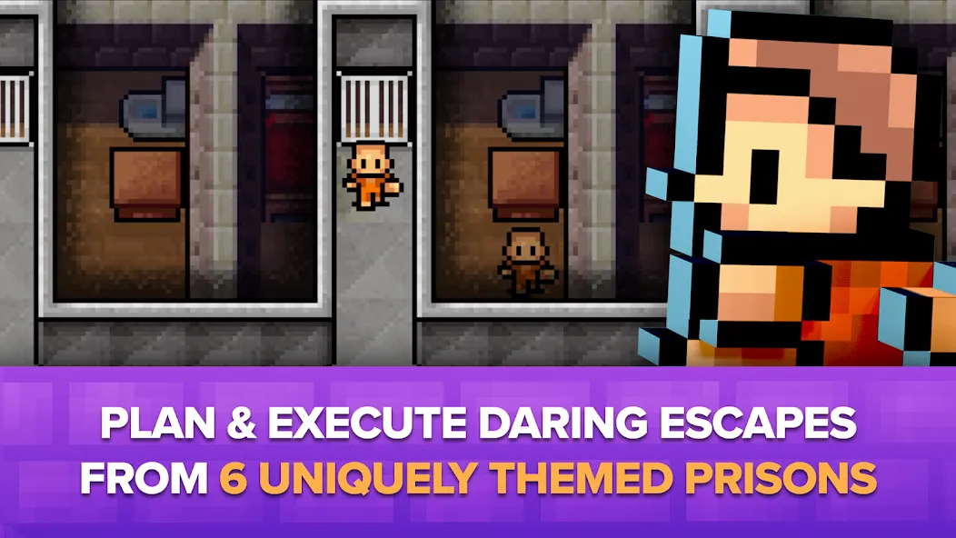 Взлом The Escapists: Prison Escape – (Зе Эскейпистс)  [МОД Много денег] — стабильная версия apk на Андроид screen 2